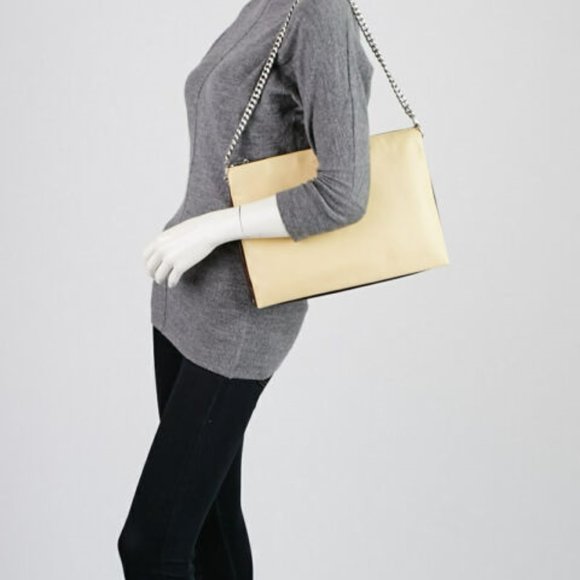 Celine Trio Tri Color Soft Zip Multicolor Purse - Picture 11 of 12